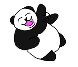 Panpan of a relaxation panda3 sticker #8161651