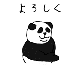 Panpan of a relaxation panda3 sticker #8161654