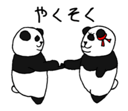 Panpan of a relaxation panda3 sticker #8161663