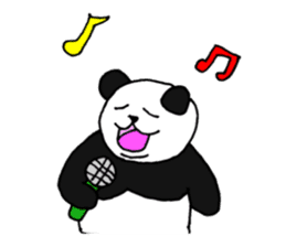 Panpan of a relaxation panda3 sticker #8161667