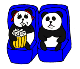 Panpan of a relaxation panda3 sticker #8161668