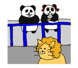 Panpan of a relaxation panda3 sticker #8161671