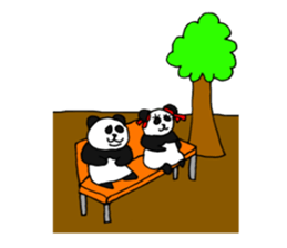 Panpan of a relaxation panda3 sticker #8161672