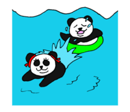 Panpan of a relaxation panda3 sticker #8161673