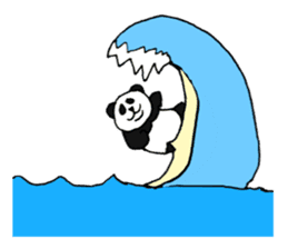 Panpan of a relaxation panda3 sticker #8161676