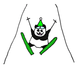 Panpan of a relaxation panda3 sticker #8161678