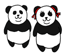 Panpan of a relaxation panda3 sticker #8161680
