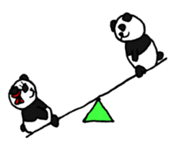 Panpan of a relaxation panda3 sticker #8161683