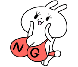 Well-stacked Bunny sticker #8161795
