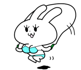 Well-stacked Bunny sticker #8161799