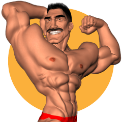 Bodybuilder Dad English Version