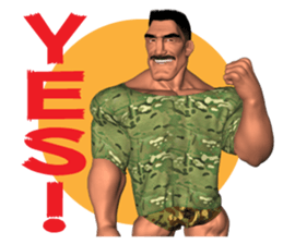 Bodybuilder Dad English Version sticker #8161812