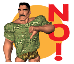 Bodybuilder Dad English Version sticker #8161813