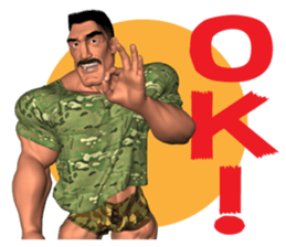 Bodybuilder Dad English Version sticker #8161814