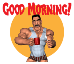 Bodybuilder Dad English Version sticker #8161820