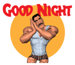 Bodybuilder Dad English Version sticker #8161821