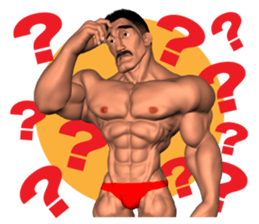 Bodybuilder Dad English Version sticker #8161829