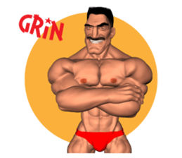 Bodybuilder Dad English Version sticker #8161839
