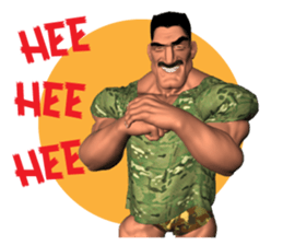 Bodybuilder Dad English Version sticker #8161842