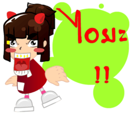 little  girl v.hot sticker #8161903