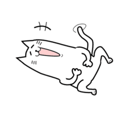 Long-bodied Cat sticker #8161960