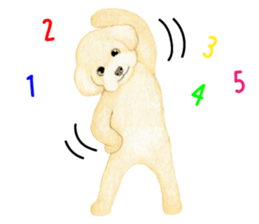 Poodle sticker ! sticker #8162089