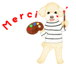 Poodle sticker ! sticker #8162107