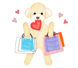 Poodle sticker ! sticker #8162120