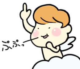 Saucy angel sticker #8162544