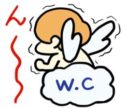 Saucy angel sticker #8162551