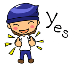 MJ boy and RJ girl sticker #8162564