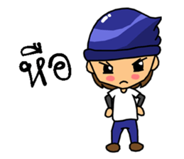 MJ boy and RJ girl sticker #8162571