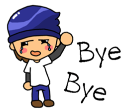 MJ boy and RJ girl sticker #8162587