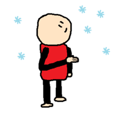 same expression winter version sticker #8162806