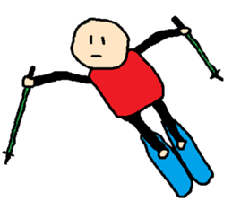 same expression winter version sticker #8162810