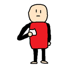 same expression winter version sticker #8162821