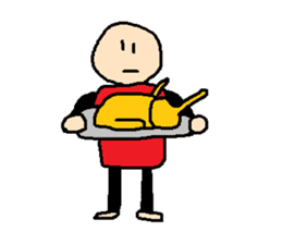 same expression winter version sticker #8162826