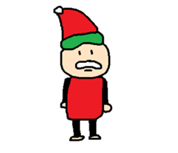 same expression winter version sticker #8162827