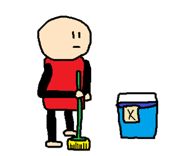 same expression winter version sticker #8162829