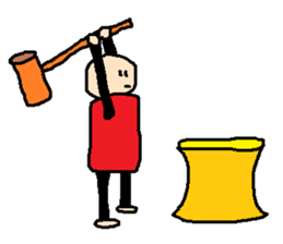 same expression winter version sticker #8162831