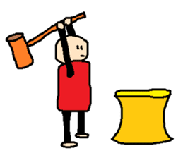 same expression winter version sticker #8162831