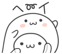 Daily conversation of a love Polar Bear2 sticker #8162926