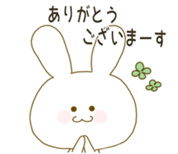 Sticker.little rabbit sticker #8163168