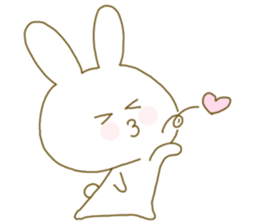 Sticker.little rabbit sticker #8163169
