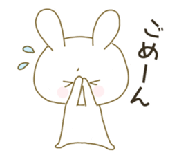 Sticker.little rabbit sticker #8163172