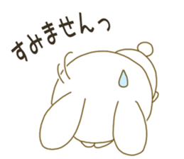 Sticker.little rabbit sticker #8163173