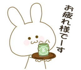 Sticker.little rabbit sticker #8163175