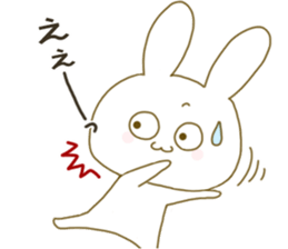 Sticker.little rabbit sticker #8163177