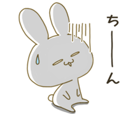 Sticker.little rabbit sticker #8163178