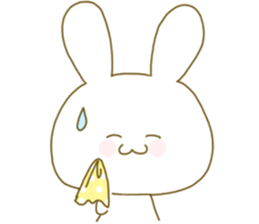 Sticker.little rabbit sticker #8163179